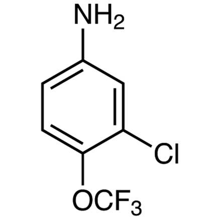 3-Chloro-4-(trifluoromethoxy)aniline Chemical Structure of 3-Chloro-4-(trifluoromethoxy)aniline