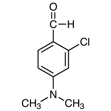 2-Chloro-4-(dimethylamino)benzaldehyde Chemical Structure of 2-Chloro-4-(dimethylamino)benzaldehyde
