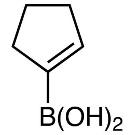 1-Cyclopentenylboronic Acid (contains varying amounts of Anhydride) Chemical Structure of 1-Cyclopentenylboronic Acid (contains varying amounts of Anhydride)