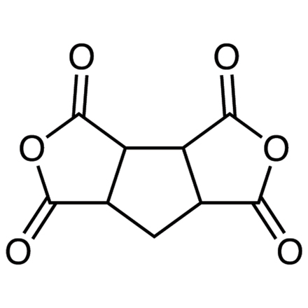 1,2,3,4-Cyclopentanetetracarboxylic Dianhydride (purified by sublimation) Chemical Structure of 1,2,3,4-Cyclopentanetetracarboxylic Dianhydride (purified by sublimation)