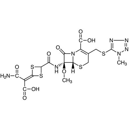 Cefotetan Chemical Structure of Cefotetan