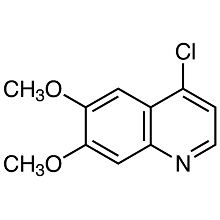 4-Chloro-6,7-dimethoxyquinoline Chemical Structure of 4-Chloro-6,7-dimethoxyquinoline