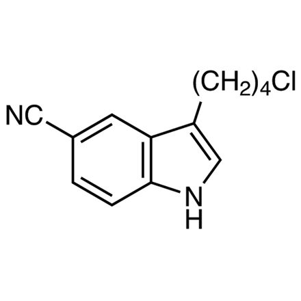 3-(4-Chlorobutyl)indole-5-carbonitrile Chemical Structure of 3-(4-Chlorobutyl)indole-5-carbonitrile
