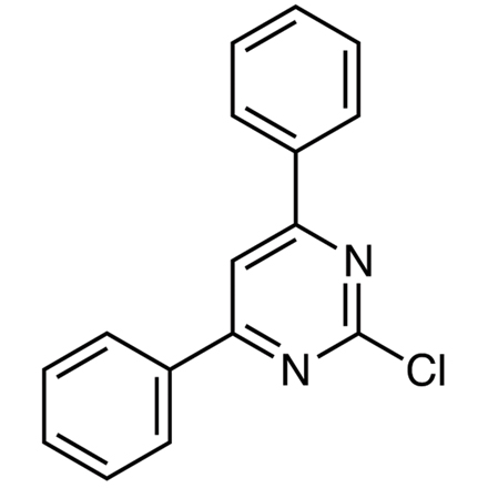 2-Chloro-4,6-diphenylpyrimidine Chemical Structure of 2-Chloro-4,6-diphenylpyrimidine
