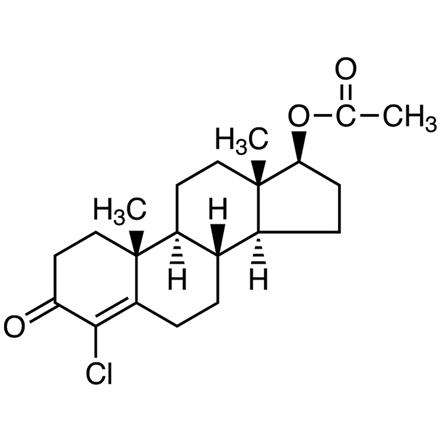 Clostebol Acetate Chemical Structure of Clostebol Acetate