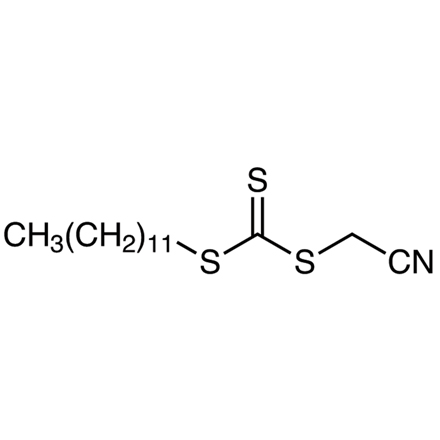 Cyanomethyl Dodecyl Trithiocarbonate Chemical Structure of Cyanomethyl Dodecyl Trithiocarbonate