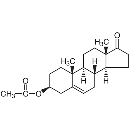 Dehydroepiandrosterone Acetate Chemical Structure of Dehydroepiandrosterone Acetate
