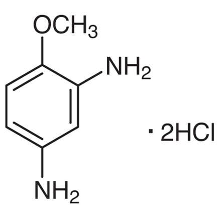 2,4-Diaminoanisole Dihydrochloride Chemical Structure of 2,4-Diaminoanisole Dihydrochloride