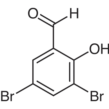 3,5-Dibromosalicylaldehyde Chemical Structure of 3,5-Dibromosalicylaldehyde
