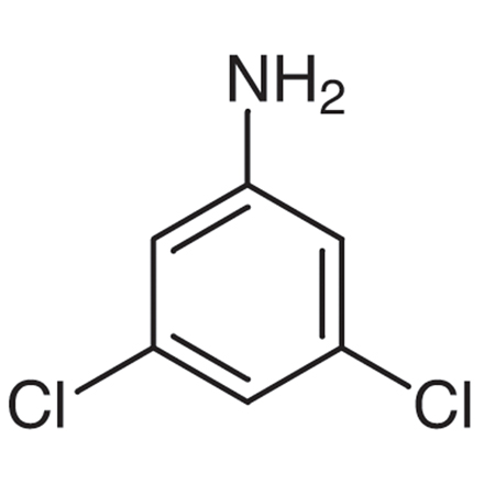 3,5-Dichloroaniline Chemical Structure of 3,5-Dichloroaniline