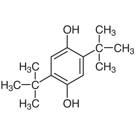 2,5-Di-tert-butylhydroquinone Chemical Structure of 2,5-Di-tert-butylhydroquinone