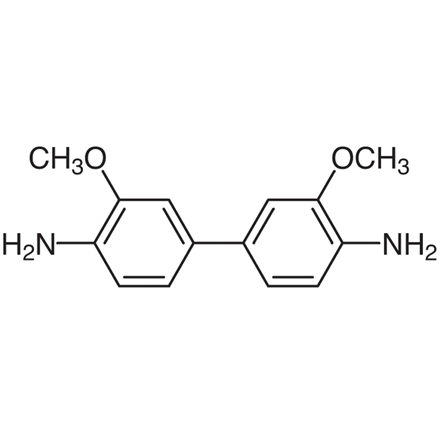o-Dianisidine Chemical Structure of o-Dianisidine