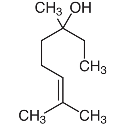 Dihydrolinalool Chemical Structure of Dihydrolinalool