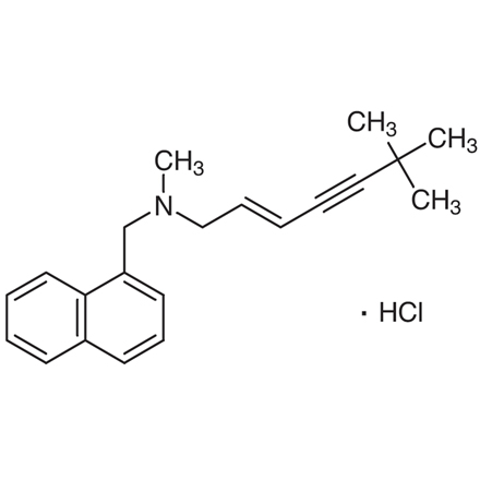 Terbinafine Hydrochloride Chemical Structure of Terbinafine Hydrochloride