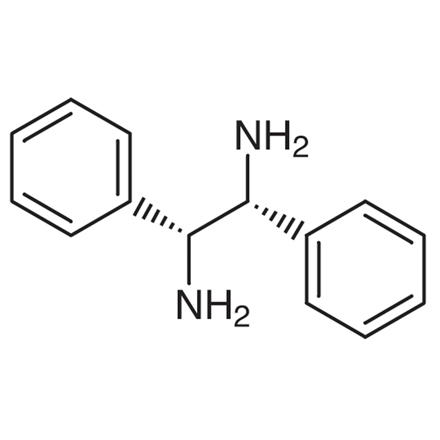 (1R,2R)-(+)-1,2-Diphenylethylenediamine Chemical Structure of (1R,2R)-(+)-1,2-Diphenylethylenediamine
