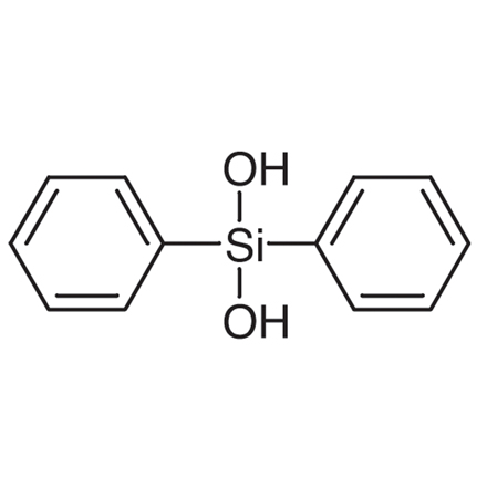 Diphenylsilanediol Chemical Structure of Diphenylsilanediol