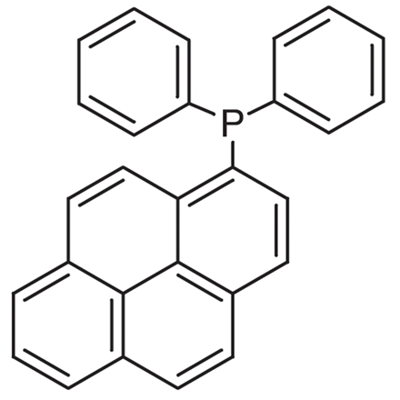 Diphenyl-1-pyrenylphosphine Chemical Structure of Diphenyl-1-pyrenylphosphine
