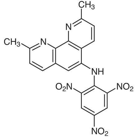 2,9-Dimethyl-5-picrylamino-1,10-phenanthroline Chemical Structure of 2,9-Dimethyl-5-picrylamino-1,10-phenanthroline