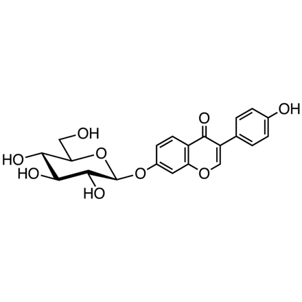 Daidzin Chemical Structure of Daidzin