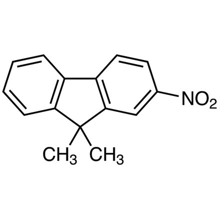 9,9-Dimethyl-2-nitrofluorene Chemical Structure of 9,9-Dimethyl-2-nitrofluorene