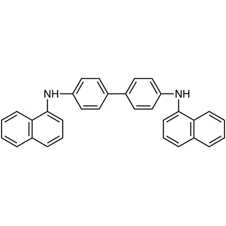 N,N'-Di(1-naphthyl)benzidine (purified by sublimation) Chemical Structure of N,N'-Di(1-naphthyl)benzidine (purified by sublimation)