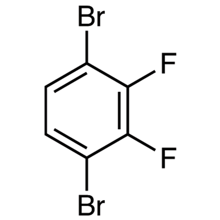 1,4-Dibromo-2,3-difluorobenzene Chemical Structure of 1,4-Dibromo-2,3-difluorobenzene