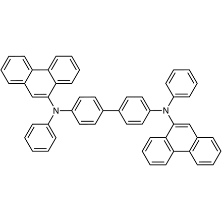 N,N'-Di(9-phenanthrenyl)-N,N'-diphenylbenzidine Chemical Structure of N,N'-Di(9-phenanthrenyl)-N,N'-diphenylbenzidine