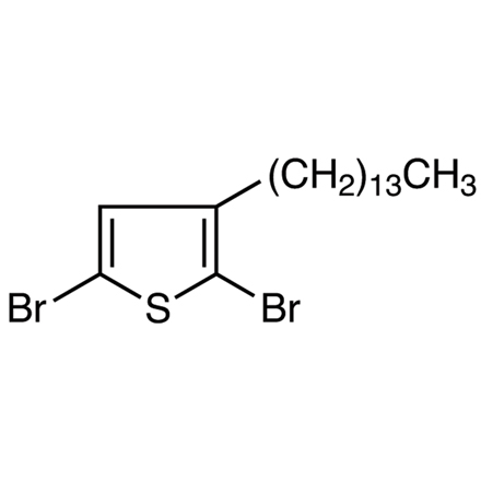 2,5-Dibromo-3-tetradecylthiophene Chemical Structure of 2,5-Dibromo-3-tetradecylthiophene