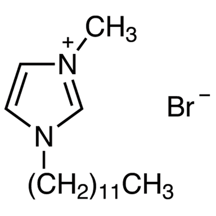 1-Dodecyl-3-methylimidazolium Bromide Chemical Structure of 1-Dodecyl-3-methylimidazolium Bromide