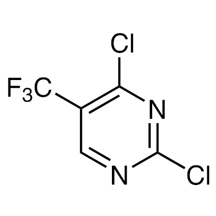 2,4-Dichloro-5-(trifluoromethyl)pyrimidine Chemical Structure of 2,4-Dichloro-5-(trifluoromethyl)pyrimidine
