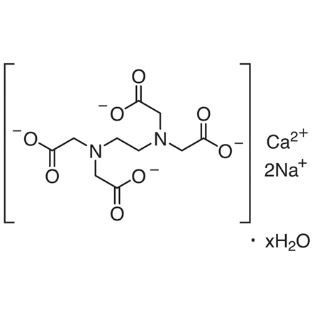 Ethylenediaminetetraacetic Acid Calcium Disodium Salt Hydrate Chemical Structure of Ethylenediaminetetraacetic Acid Calcium Disodium Salt Hydrate