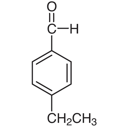 4-Ethylbenzaldehyde Chemical Structure of 4-Ethylbenzaldehyde