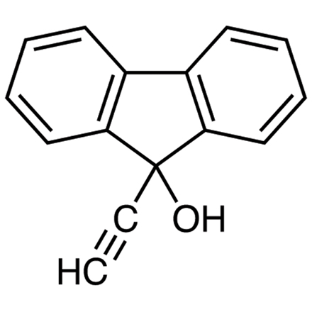 9-Ethynyl-9-fluorenol Chemical Structure of 9-Ethynyl-9-fluorenol