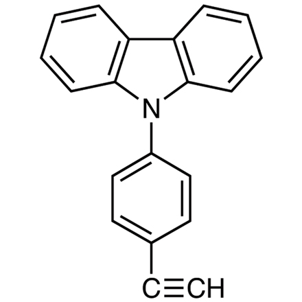 9-(4-Ethynylphenyl)carbazole Chemical Structure of 9-(4-Ethynylphenyl)carbazole