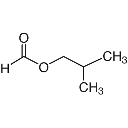 Isobutyl Formate Chemical Structure of Isobutyl Formate