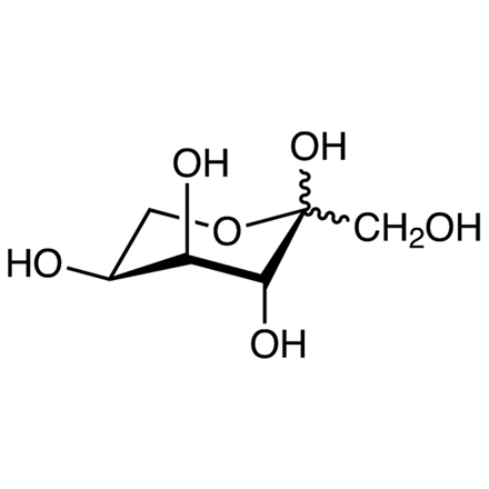 L-(+)-Fructose Chemical Structure of L-(+)-Fructose
