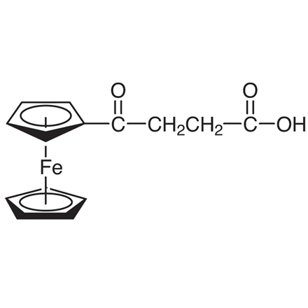 3-Ferrocenoylpropionic Acid Chemical Structure of 3-Ferrocenoylpropionic Acid