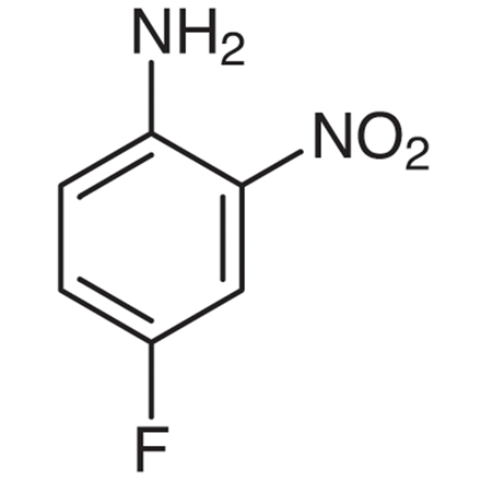 4-Fluoro-2-nitroaniline Chemical Structure of 4-Fluoro-2-nitroaniline