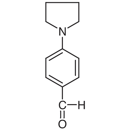1-(4-Formylphenyl)pyrrolidine Chemical Structure of 1-(4-Formylphenyl)pyrrolidine