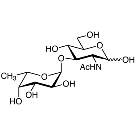 Fuc alpha(1-3)GlcNAc Chemical Structure of Fuc alpha(1-3)GlcNAc