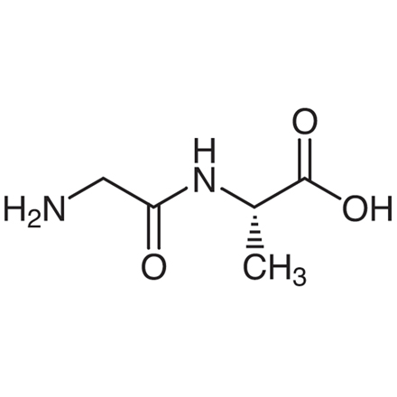 Glycyl-L-alanine Chemical Structure of Glycyl-L-alanine