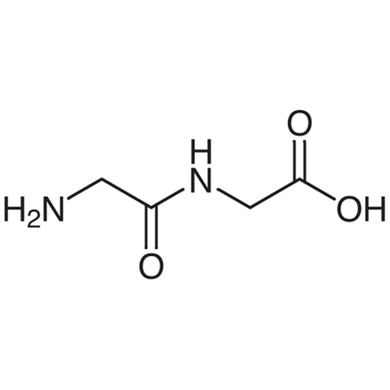 Glycylglycine Chemical Structure of Glycylglycine