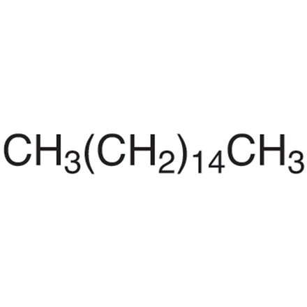 Hexadecane Chemical Structure of Hexadecane