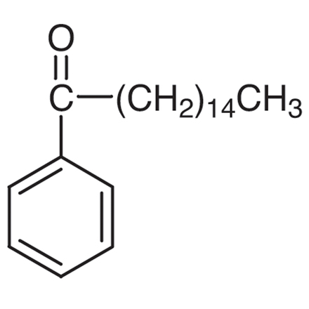 Hexadecanophenone Chemical Structure of Hexadecanophenone