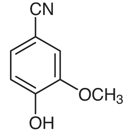 4-Hydroxy-3-methoxybenzonitrile Chemical Structure of 4-Hydroxy-3-methoxybenzonitrile