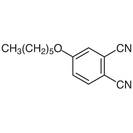 4-Hexyloxyphthalonitrile Chemical Structure of 4-Hexyloxyphthalonitrile