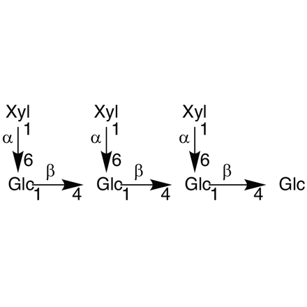Heptasaccharide Glc4Xyl3 Chemical Structure of Heptasaccharide Glc4Xyl3