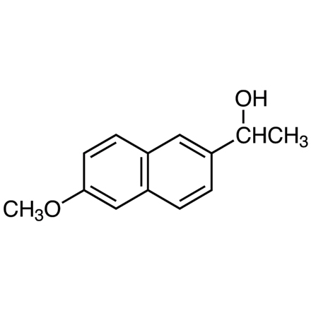 2-(1-Hydroxyethyl)-6-methoxynaphthalene Chemical Structure of 2-(1-Hydroxyethyl)-6-methoxynaphthalene