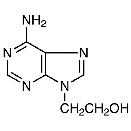 9-(2-Hydroxyethyl)adenine Chemical Structure of 9-(2-Hydroxyethyl)adenine
