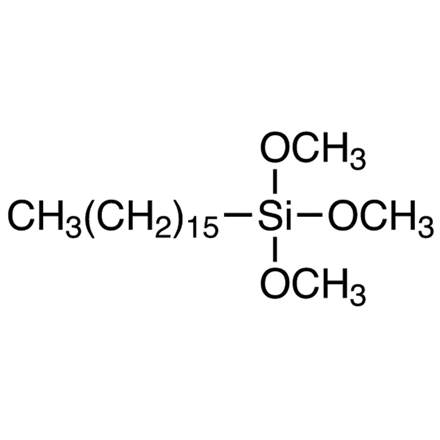 Hexadecyltrimethoxysilane Chemical Structure of Hexadecyltrimethoxysilane